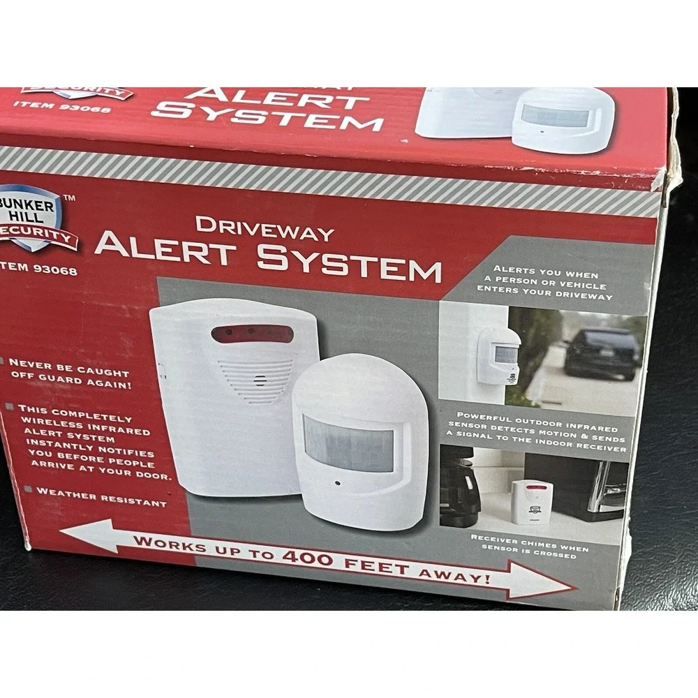 NIB Bunker Hill Security Wireless Driveway Alert System #93068